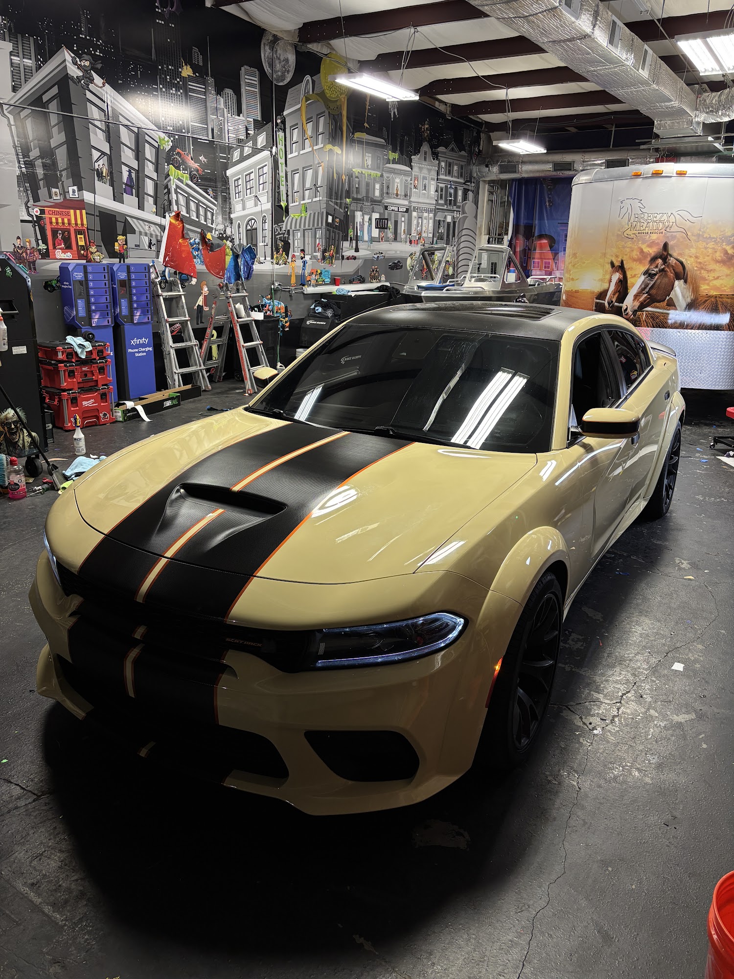 Custom stripes and graphics